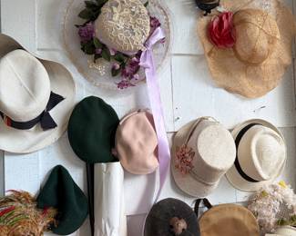 A. Collection of Vintage hats