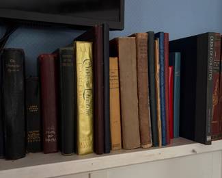 A great collection of Antique conventions books, assorted subjects