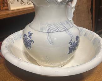 Vintage pitcher and basin