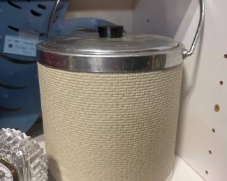 Vintage Kromex mid-century modern MCM ice bucket