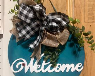 Welcome sign