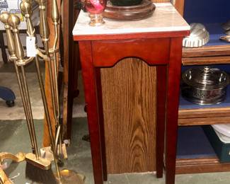 Mahogany Plant Stand