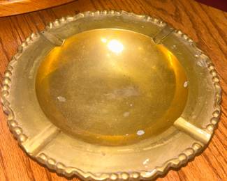 Brass ashtray