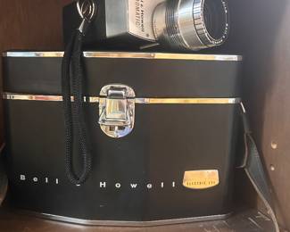 Bell & Howell Zoomatic 8mm movie camera and case