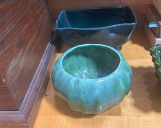 Vintage Brush pottery planter
