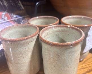 Cole pottery cups