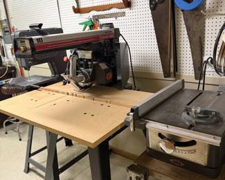 Craftsman Stationary Tools, Radial Arm Saw, Band Saw, Table Saw