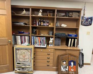 Painted Bookcase Cabinets