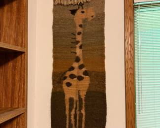 Woven Giraffe Wall Hanging from South Africa