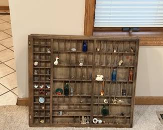 Printers Tray and Collectibles