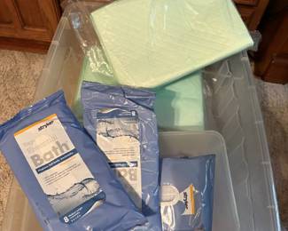 lots of medical supplies