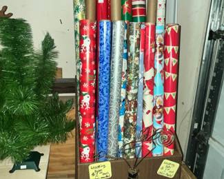 LOTS OF WRAPPING PAPER