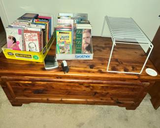 NICE VINTAGE SOLID CEDAR CHEST & VIDEOS