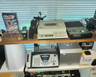 VINTAGE ANSWERING MACHINES, FAX MACHINES