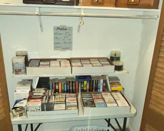 CASSETTE TAPES, TAPE CASES, BRIEFCASES