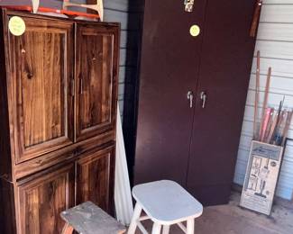 SHED #3 - METAL UTILITY CABINET