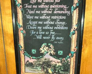 PAIR OF FRAMED BLACK VELVET PICTURES