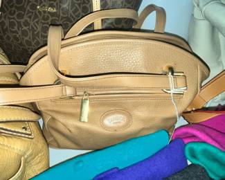 LEATHER "TANDEM" PURSE