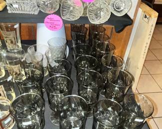 PUNCH SET & SMOKE LIBBEY GLASSES