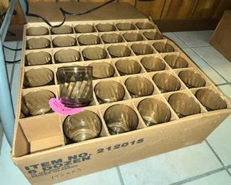 AND A CASE FULL OF SMOKE GLASSES
