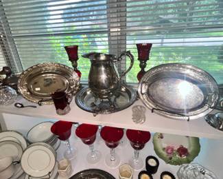 SILVER SERVING PIECES
