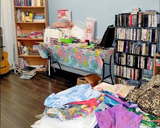 Books, Sewing and Quilting Items, Sewing Machines, CDs, Cassettes, DVDs