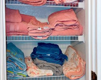 Lots of Towels and Bath Linens