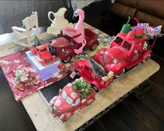 Little Red Pickup Trucks