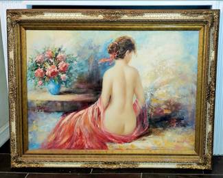 Original Painting on Canvas Nude