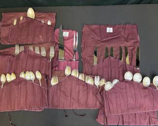 45 Pc Bowman Jewelry Co. Sterling Silver Flatware Set