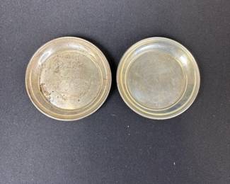 Set Of 2 Sterling Silver Trinket Dishes From Birmingham