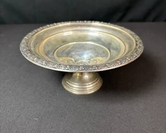 Revere Silversmiths Sterling Silver Reinforced Compote