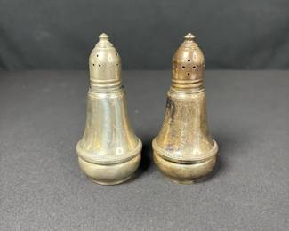 Duchin Creation Sterling Silver Weighted Pair Of SaltPepper Shakers
