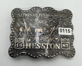 1987 National Finals Rodeo Belt Buckle