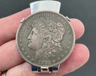 1921 Morgan Silver Dollar Money Clip