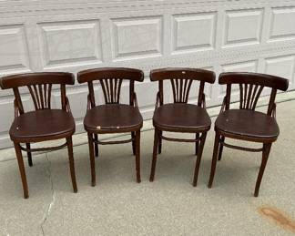 4 Bentwood Chairs