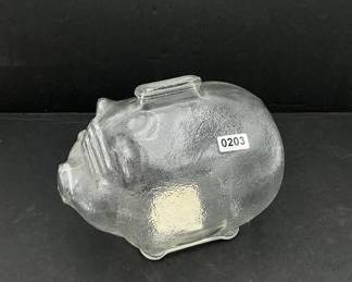 Glass Piggy Bank
