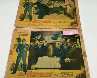 2 Vintage Movie Lobby Posters Al Capone