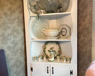 Solid Wood Corner Cabinet 