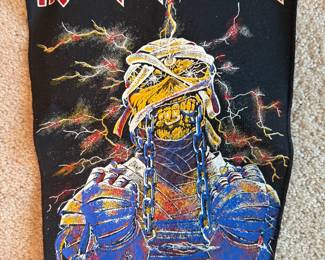 1980s Iron Maiden felt large patch