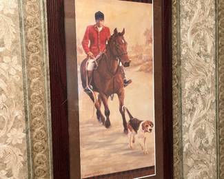 Horse and Rider Print