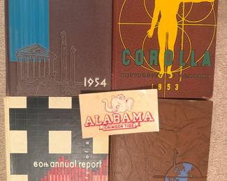 1951-1954 University of Alabama Annuals vintage Alabama Sticker
