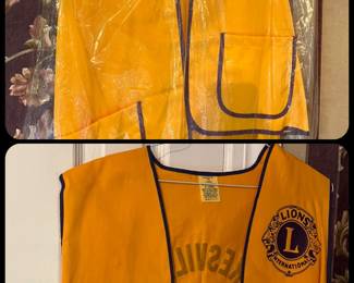 Vintage Lions Club Vests