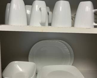 White Corelle Dishes
