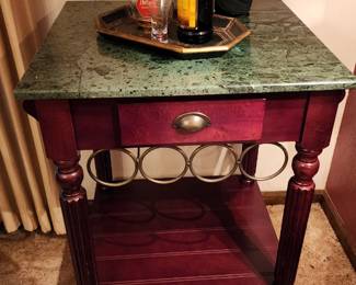 Bombay rolling wine cart, $295