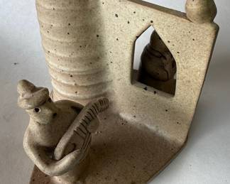 Folk Art Ceramic Figurine