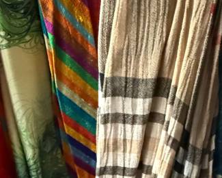 Assorted Scarves and Textiles