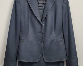 Tahari Arthur S. Levine Petite Denim Suit