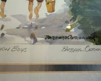 Barbara Ostrander "Beach Boys" Limited Edition Print
