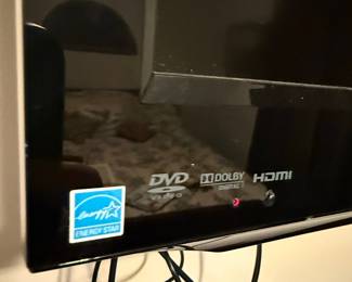 JVC Flat Screen Television with Built-in DVD Player